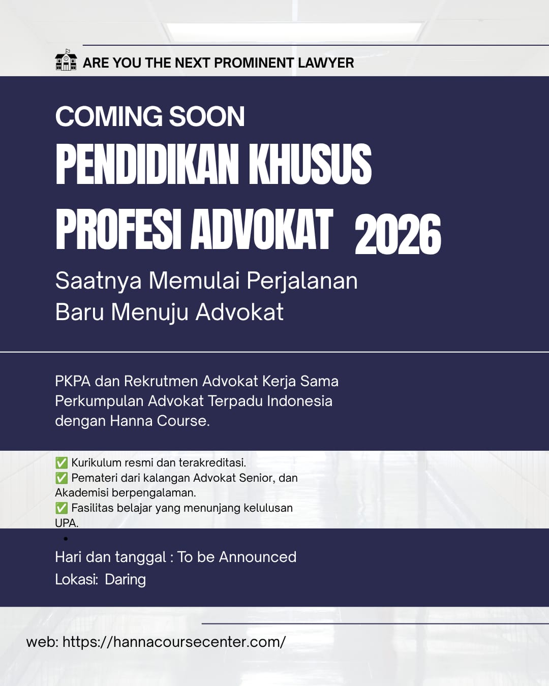 Pendidikan Khusus Profesi Advokat (PKPA)